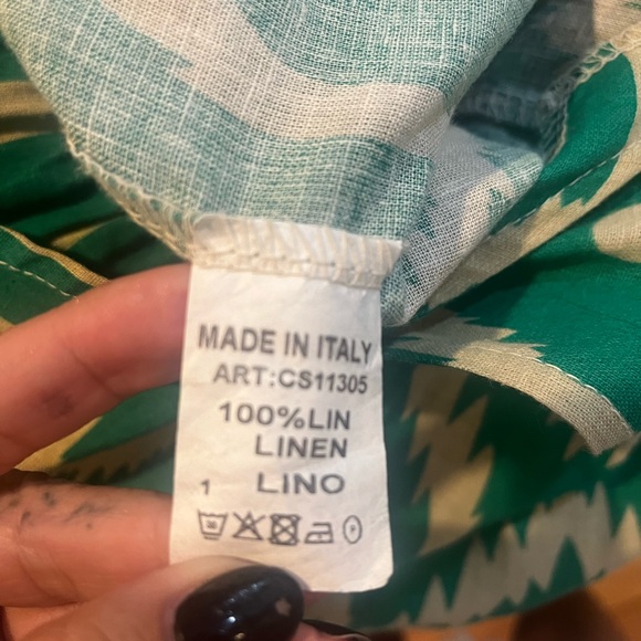 Pure Linen jumpsuit made in Italy. Perfect condition. - Picture 5 of 5